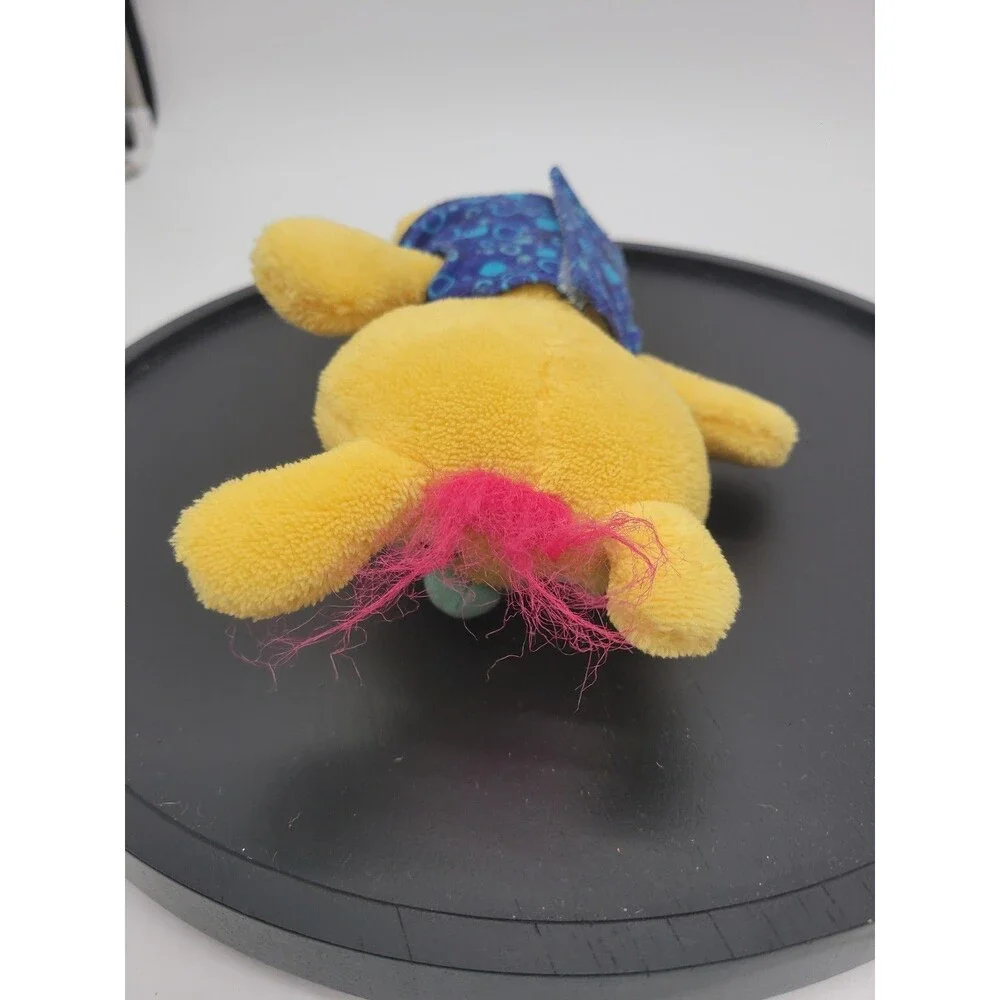 2010 Sing a Ma Jigs Plush Toy Fisher Price 10” Yellow W/ Blue Shirt Working